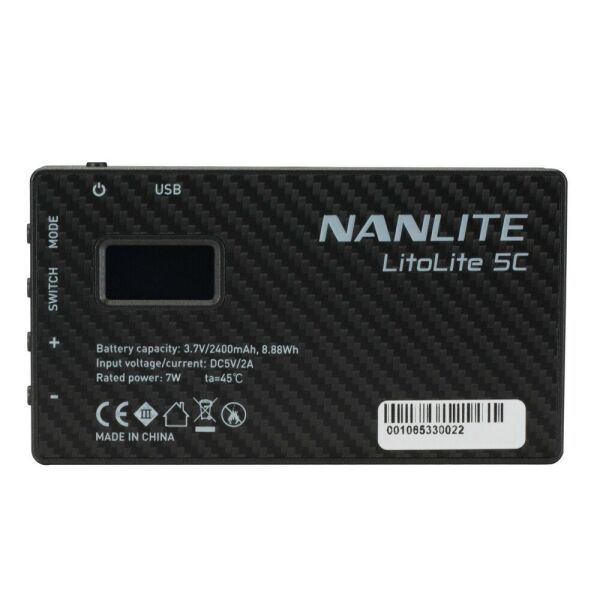 Nanlite LitoLite 5C RGBWW LED Pocket Light