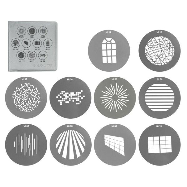 Nanlite FM Mount Projection Attachment GOBO Set #1