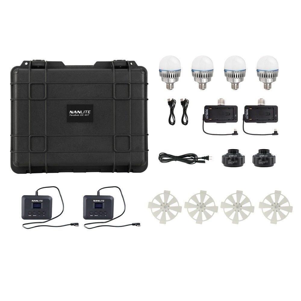 Nanlite PavoBulb 10C 4KIT (Dörtlü Set)