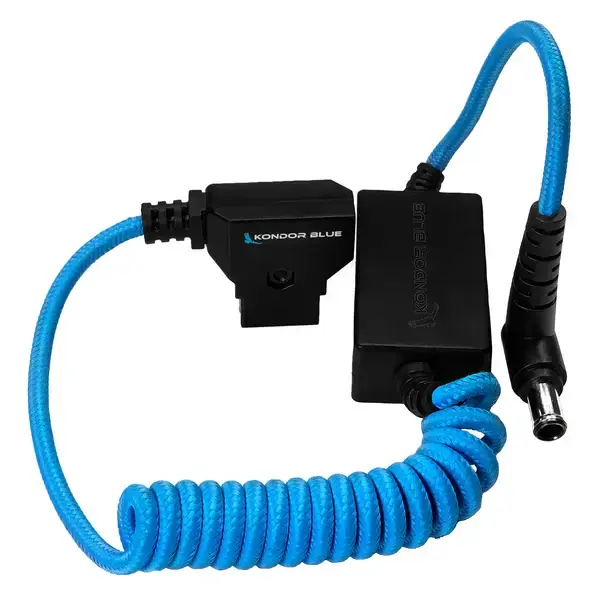 Kondor Blue - Coiled D-Tap to 19.5V Regulated DC for Sony FX9/FX6