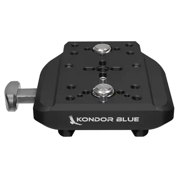 Kondor Blue - Mini V-Mount Battery Plate Raven Black