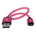 Kondor Blue - iJustine Pink USB A to Micro USB Fast Charging Data Cable