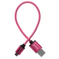 Kondor Blue - iJustine Pink USB A to Micro USB Fast Charging Data Cable