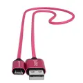 Kondor Blue iJustine Pink USB A to Micro USB Fast Charging Data Cable