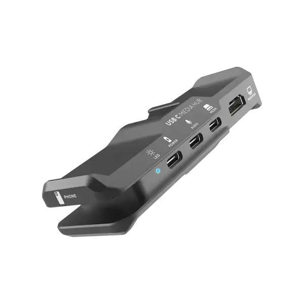 Kondor Blue - USB-C Media Hub for iPhone 15/16/17 Space Gray