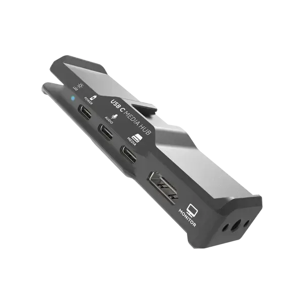Kondor Blue - USB-C Media Hub for iPhone 15/16/17 Space Gray